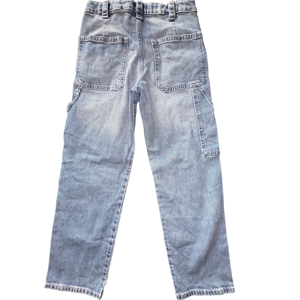 HM Boys Loose Fit Denim Jeans Light Wash Blue Size 10 Relaxed Leg Casual Pants
